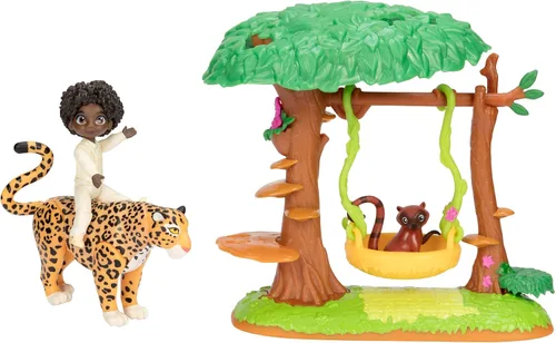 Miniatura 9 de Disney Encanto Antonio's Animal Swing Playset con figura de Jaguar