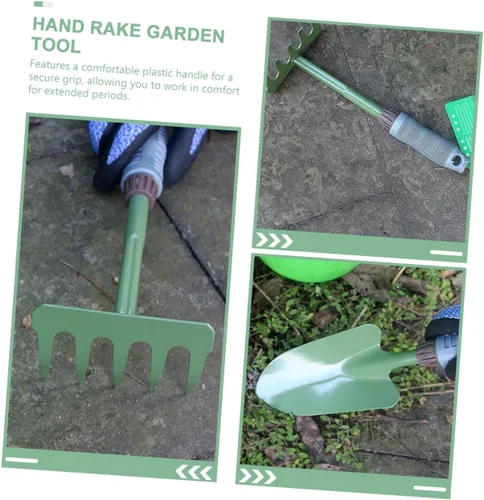 Miniatura 7 de KESYOO 1set Garden Shovel and Rake Gardening Tools for Soil Excavation Essential Gardening Accessories for Weeding and Planting