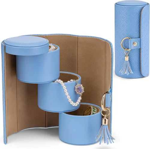 Miniatura 73 de Vlando Viaggio - Joyero pequeño, caja de almacenamiento para accesorios de viaje