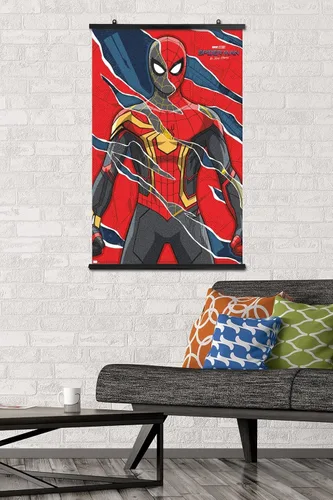 Miniatura 2 de Trends International Marvel Spider-Man: No Way Home - Póster de pared triturado, 34 pulgadas de largo x 22.4 W, paquete de póster y clip prémium