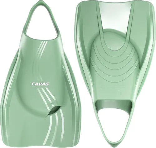 Miniatura 13 de CAPAS Aletas de Entrenamiento de Natación Pro con Bolsa de Malla, Aletas de Natación Profesionales Cortas de Silicona, Aletas de Talón Abierto