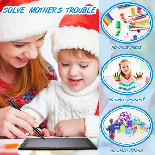 Miniatura 7 de 24 bolígrafos de repuesto para lápiz capacitivo LCD, para tableta de escritura LCD, bloc de dibujo, tablones de mensajes para niños y adultos