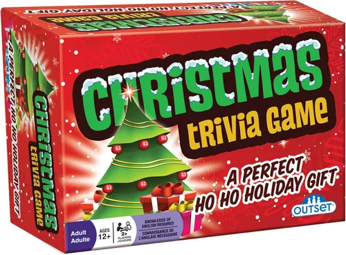 Juego de trivia de Navidad: un Ho-Ho perfecto contiene más de 200 cartas, gran juego de fiesta para edades de 12 años en adelante | juegos de cartas