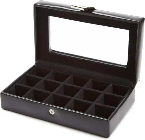 WOLF 290102 Heritage - Caja para gemelos (15 piezas), color negro, Negro -, Contemporáneo