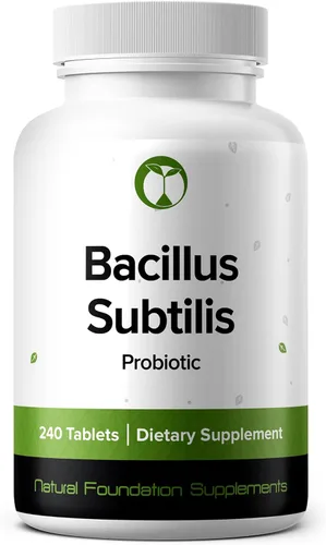 Miniatura 20 de Natural Foundation Supplements Lactobacillus Casei Suplemento probiótico 240 tabletas 3 mil millones de CFU de probióticos para hombres y mujeres