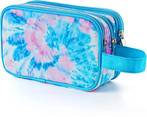 Neceser infantil para niñas y niños, Azul Tie dye
