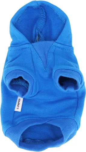 Miniatura 4 de LOPHIPETS Sudadera ligera de algodón para perros pequeños – Sudadera con capucha para chihuahuas, cachorros y razas en miniatura - Azul/XS