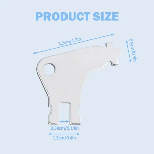 Miniatura 2 de 10 unidades de dispensador universal de repuesto 50504 llave, grado comercial universal para dispensadores de papel higiénico y dispensadores