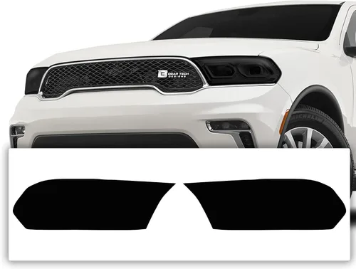 Miniatura 10 de BOGAR TECH DESIGNS Kit de tinte de luz de freno de tercera cola compatible con Dodge Durango 2014-2020, oscuro