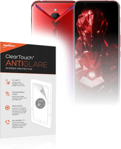 BoxWave Protector de pantalla compatible con Nubia Red Magic 5S – ClearTouch Anti-Glare (2 unidades), antihuellas mate