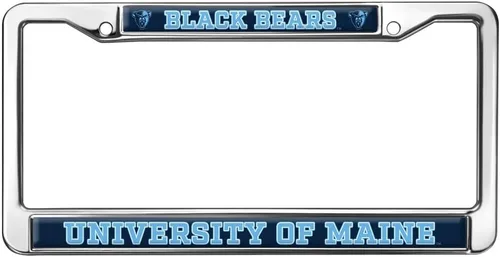 Miniatura 330 de Texas A&M University - Texarkana Mascot - Marco de metal estándar para placa de matrícula de tamaño completo