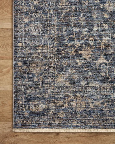 Miniatura 6 de Loloi Sorrento Collection SOR-01 Midnight/Natural - Alfombra decorativa de 2 pies x 3 pies