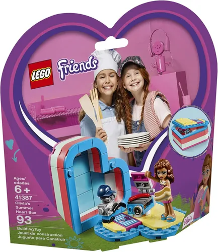 Miniatura 4 de LEGO Friends Olivia's Summer Heart Box 41387 Kit de construcción, nuevo 2019 (93 piezas)