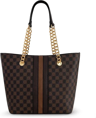 Miniatura 17 de Montana West Bolsa Tote para Mujeres Bolsos de Mano con Asa Superior de Cadena