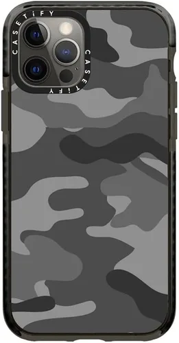 Miniatura 18 de CASETiFY Impact - Funda para iPhone 12 y iPhone 12 Pro, Bearly Awake, color negro transparente