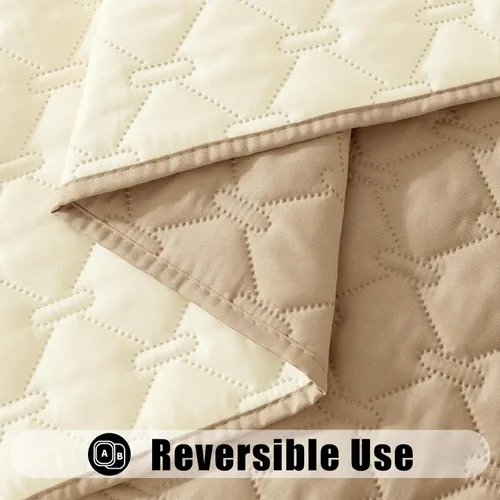 Miniatura 3 de Smiry Funda Manta Impermeable para Cama de Perro, Manta Suave Reversible para Mascotas, Lavable a Prueba de Fugas, Funda para Gatos y Perros