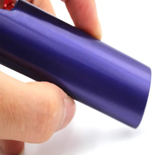 Miniatura 5 de Fundas de metal para encendedores, funda para BIC tamaño completo, encendedor J6, color básico mate, regalo de bricolaje (morado)