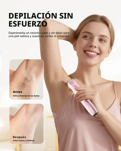 Miniatura 5 de Afeitadoras eléctricas Ufree para mujer, recortadoras de bikini de doble cabeza, afeitadora eléctrica para el vello púbico del cuerpo para la cara