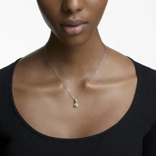 Miniatura 4 de Swarovski Colección de joyas de collar y aretes de cristal Solitaire, cristal