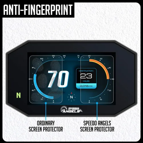 Miniatura 7 de Speedo Angels Protector de pantalla de salpicadero puede usarse con V7 III Milano/Special (2017+) 3 x Ultra Clear
