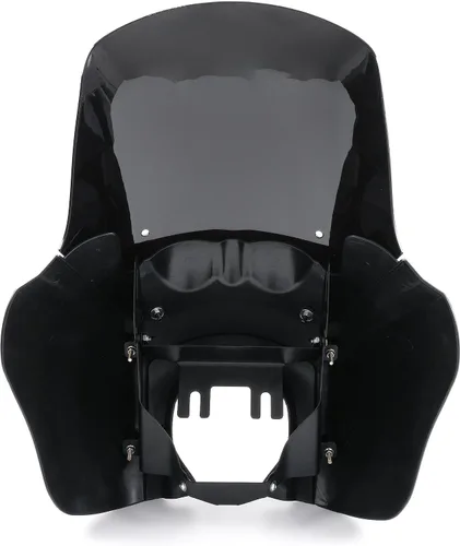 Miniatura 5 de Kit de carenado alto negro mate y negro oscuro para parabrisas estilo club, carenado de motocicleta de plástico ABS para Harley-Davidson Dyna, Super
