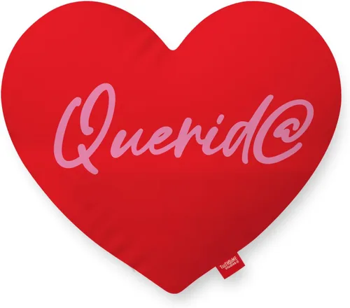 Miniatura 16 de Ay Papi - Funda de almohada de poliéster con forma de corazón de 15 x 15 pulgadas (relleno/relleno no incluido), diseño de corazón latino con tema