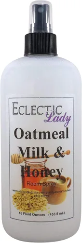 Miniatura 7 de Aerosol de leche de avena y miel, 4 onzas, sin colores artificiales, parabenos o conservantes, niebla aromática fragante para habitación, hogar