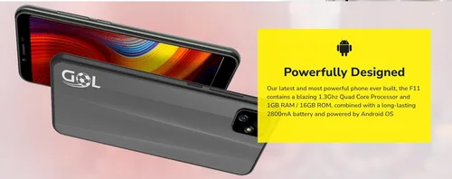 Miniatura 3 de GOL F11 Smartphone 3G 2G / Teléfono celular desbloqueado Dual SIM / Pantalla HD de 6.0 pulgadas/Android 32GB Memoria Almacenamiento ampliable/Cámara