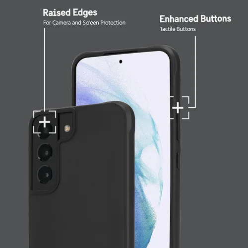 Miniatura 3 de Pelican Ranger Series - Funda para Samsung Galaxy S22 Plus [compatible con carga inalámbrica] Funda protectora para teléfono con tecnología negro