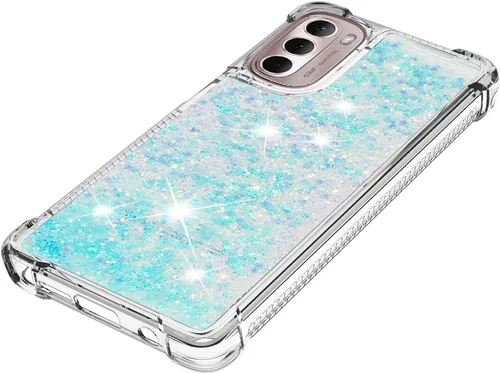 Miniatura 5 de Funda compatible con Motorola Moto G Stylus 2022, con purpurina, líquida, bonita funda transparente para teléfono, flotante, arenas movedizas, a