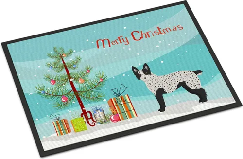 Miniatura 28 de Caroline's Treasures CK3799MAT Akita Shepherd - Tapete de árbol de Navidad de 18 x 27 pulgadas, tapete para puerta delantera, interior y exterior