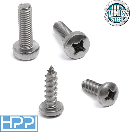 Miniatura 3 de Tornillos para placas de automóvil HPP, equipo original, Acero inoxidable