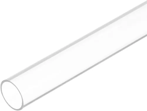 Miniatura 24 de MECCANIXITY Tubo acrílico transparente rígido redondo tubo 145 mm (5.7 ") ID 150 mm (6") OD 6" para lámparas y linternas, sistema de refrigeración