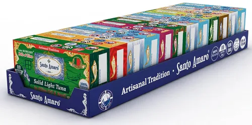 Miniatura 14 de Santo Amaro - Filetes artesanales de atún silvestre en aceite de oliva y orégano, atún capturado con caña y línea de Portugal, atún enlatado al