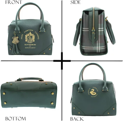 Miniatura 3 de Harry Potter - Bolso de mano de diseñador Hogwarts Houses para mujer con asa superior