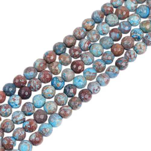 Miniatura 54 de GEM-Inside - Cuentas sueltas de cornalina roja naranja facetada de 0.236 pulgadas (0.236 in), cuentas de energía natural para hacer joyas, redondas