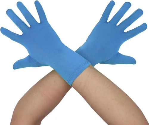 Aniler Guantes de elastano hasta la muñeca para hombres y mujeres, para bodas, fiestas, Navidad, disfraces, fiestas, bailes