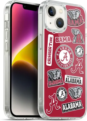 Miniatura 294 de Head Case Designs Funda de gel suave con licencia oficial de la Universidad de Alabama UA Collage compatible con Apple iPhone 13 Pro Max