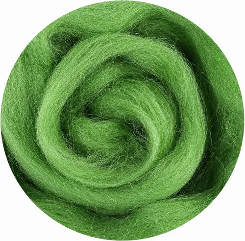 Miniatura 85 de 24 tipos de lana rosa, 4.23 oz (120 g), adecuado para fieltro húmedo y fieltro de aguja de telas hiladas de lana. Un paquete de prueba está Tonos