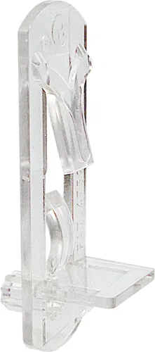 Miniatura 7 de Prime-Line U 11299 Clavija de soporte para estantes, autobloqueante de 1/4 pulgadas x 1/2 pulgadas, transparente (paquete de 4)