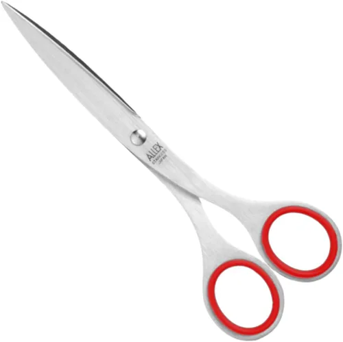 Miniatura 12 de ALLEX Tijeras japonesas de oficina de 7.8 pulgadas – Tijeras multiusos extra grandes para escritorio, hogar y uso escolar, diseño de acero 7.8" (Xl)
