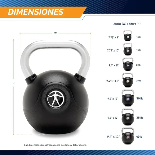 Miniatura 2 de Marcy Pesa rusa recubierta de poliuretano, pesas individuales de 10 a 40 libras con mango de acero texturizado, base plana, entrenamiento de fuerza