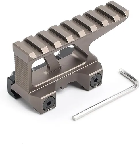 Miniatura 8 de NOBUHIRO Picatinny Riser Mount, 1.5" High Profile 8 Slot 3.35" Rail Red Dot Riser Mount for Red Dots Sight, Scopes, and Optics, Fit for 20mm