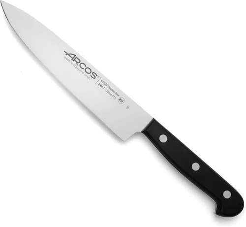 Miniatura 46 de Arcos Cuchillo de chef de 6 pulgadas de acero inoxidable. Cuchillo de cocina para cortar y pelar alimentos pequeños. Mango ergonómico