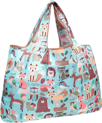 Miniatura 11 de allydrew - Bolsa grande plegable de nailon, reutilizable para compras