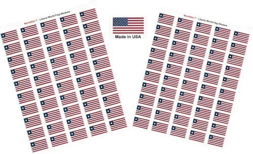 Miniatura 242 de 100 calcomanías de la bandera de Alaska; 1.5" x 1" hechas en Estados Unidos, calcomanías autoadhesivas de la bandera del estado para álbumes