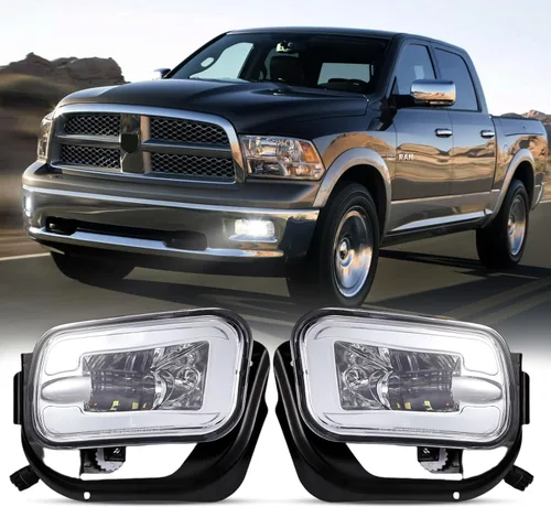 Miniatura 9 de BICYACO Conjunto de luces antiniebla LED con soportes de montaje compatibles con Dodge Ram 1500 2013-2018, Ram 1500 Classic Pickup 2019, lámparas