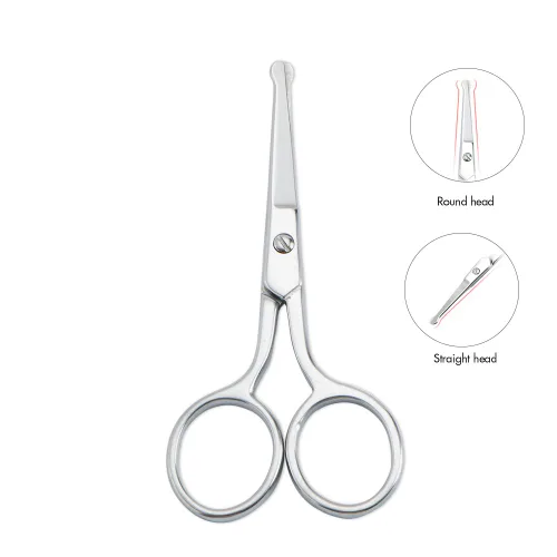 Miniatura 3 de LIVINGO Tijeras de Manicura Premium con Punta Redondeada Multiusos de Acero Inoxidable para Cutículas Pedicura Kit de Belleza y Aseo para Uñas