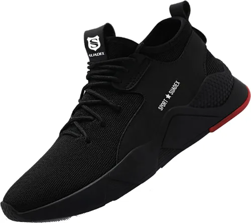 SUADEX zapatos seguros para el trabajo para hombres y mujeres zapatos con punta de acero livianos y transpirables calzado de trabajo para la