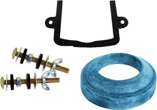 Miniatura 11 de Danco 10460 Kit de reparación universal de inodoro de tanque a tazón, color negro